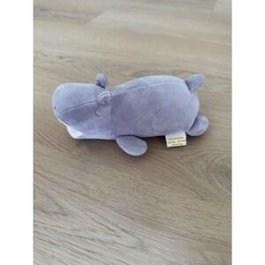 LIV HEART Nemu Nemu Animals M Hippopotamus Plush Stuffed Animal‎ Purple Hippo